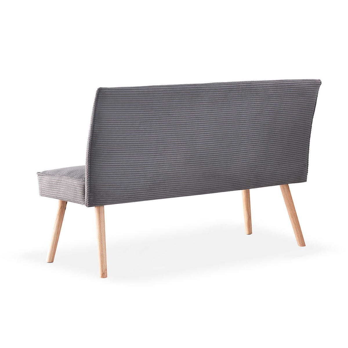 SITZBANK PAUL 140/63/90 cm Anthrazit - Anthrazit, Holz/Textil (140/90/63cm) - DUBI Möbel