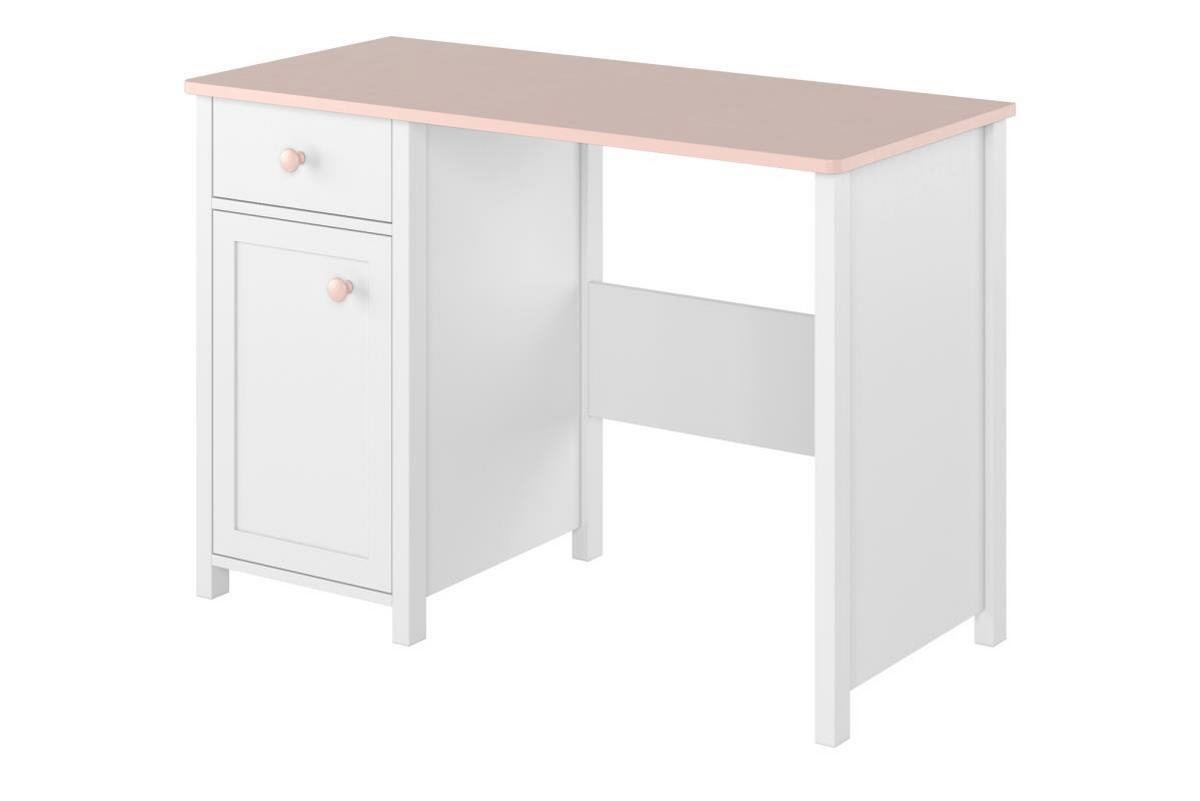 KINDERSCHREIBTISCH GIGLU - Weiß, Holzwerkstoff (110/76/52cm) - KONSIMO®