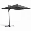 SONNENSCHIRM 2x3m Aluminium, Grau - Grau, Metall (300/200cm) - Oviala