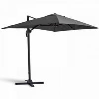 SONNENSCHIRM 2x3m Aluminium, Grau - Grau, Metall (300/200cm) - Oviala