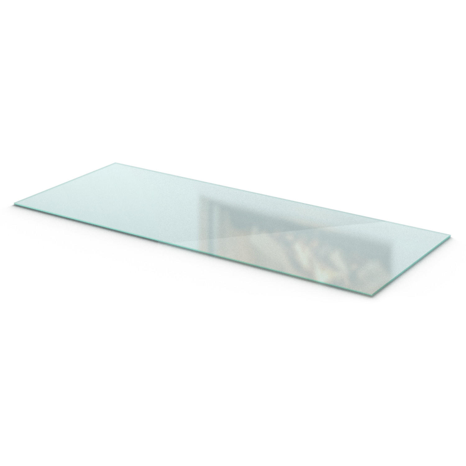 TULUP SKLENĚNÁ PODLOŽKA pod kamna 125x50 cm – mléčné sklo
