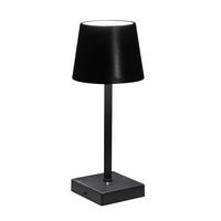 LED TISCHLEUCHTE Schwarz Touchfunktion - Schwarz, Metall (10.5/10.5/26cm) - Cepewa