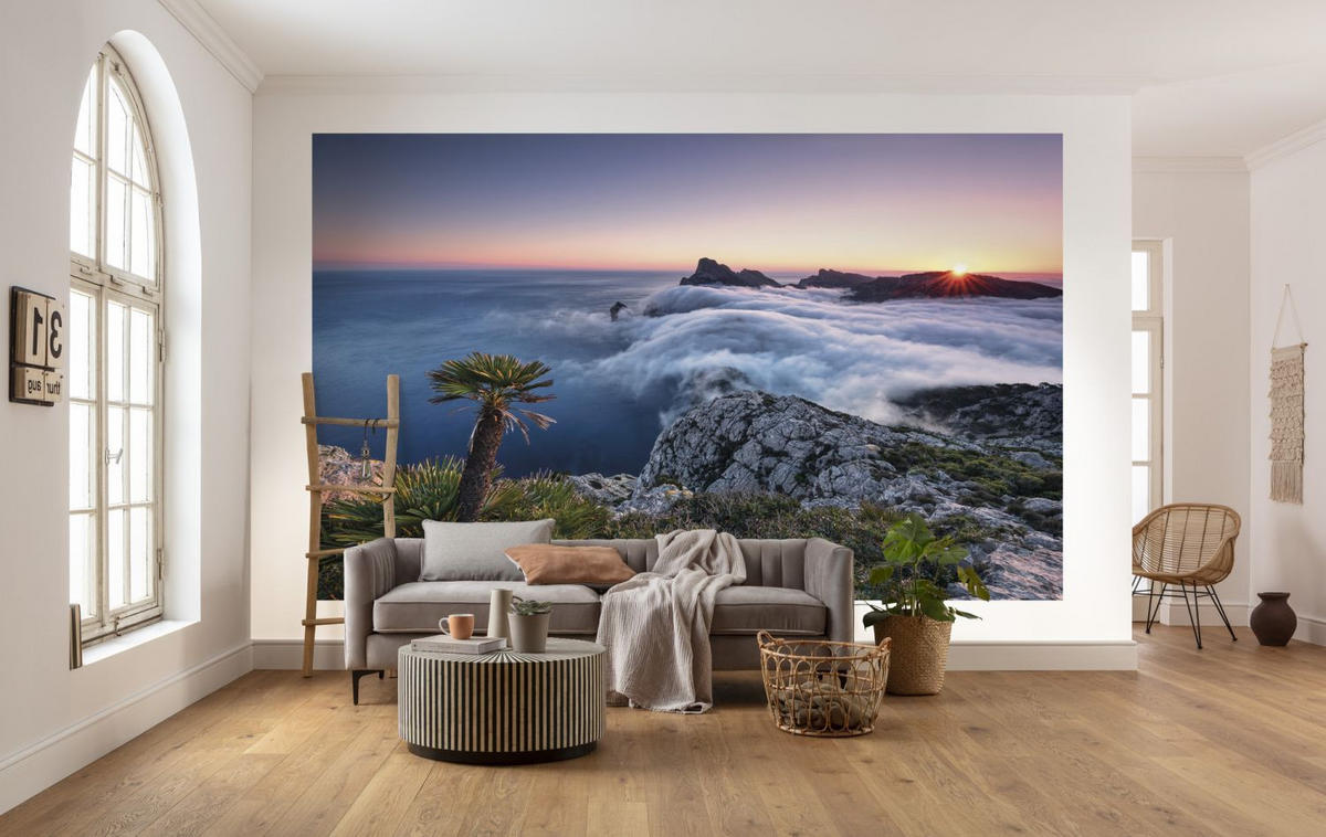 FOTOTAPETE Landschaft 450 x 280 cm - Multicolor, Papier (450/280cm) - Sanders & Sanders
