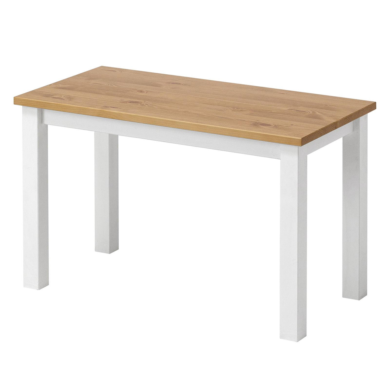 COUCHTISCH Massivholz 38/75/45 cm - Braun/Weiß, Holz (38/75/45cm) - hagge home