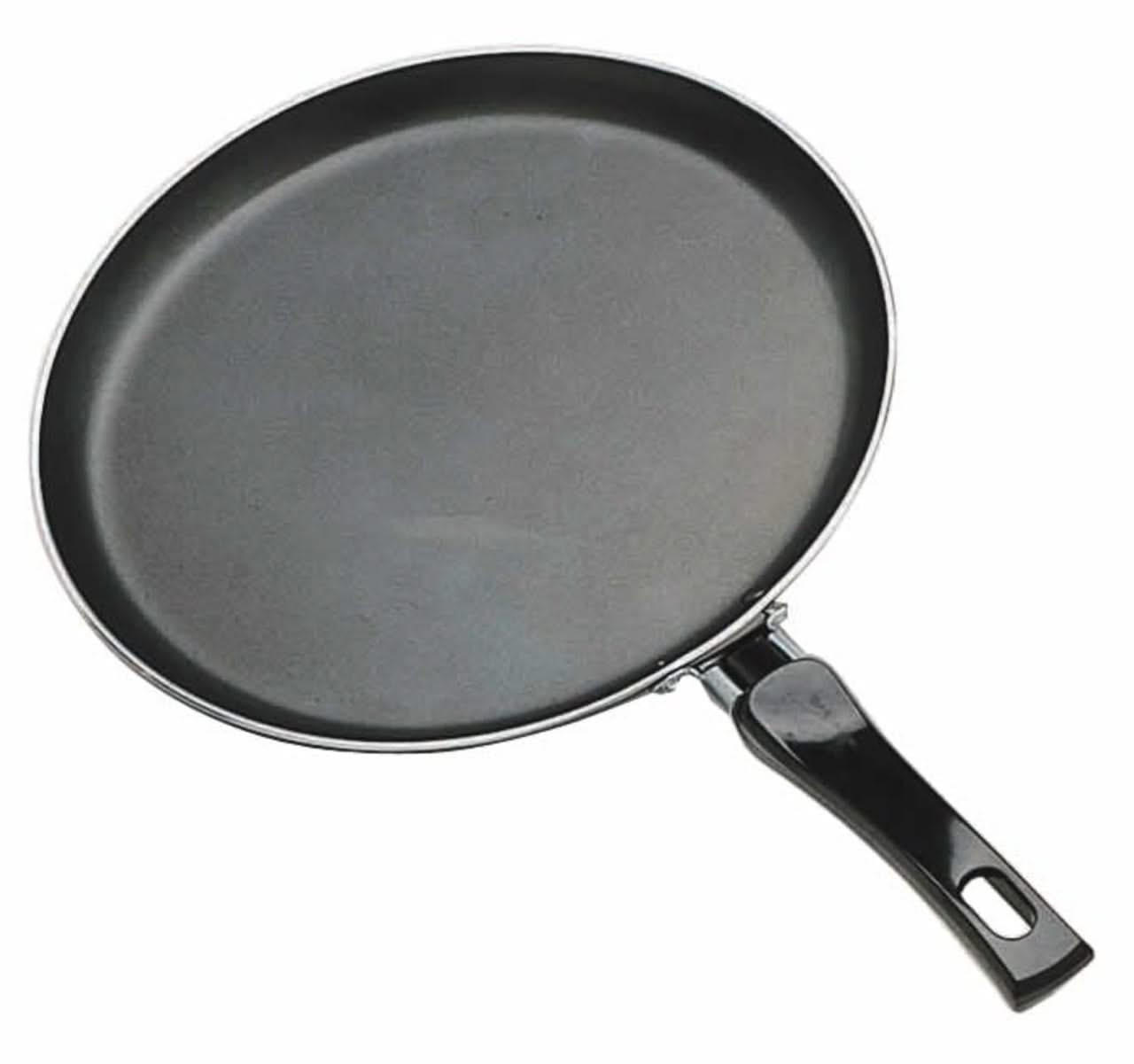 PFANNKUCHENPFANNE ø 24 cm - Standard-Antihaftbeschichtung - Schwarz, Metall (24cm)