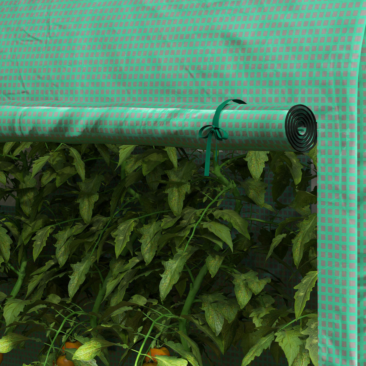 GEWÄCHSHAUS 300x100x200 cm grün - Grün, Kunststoff (300/200/100cm) - Fortuna Lai