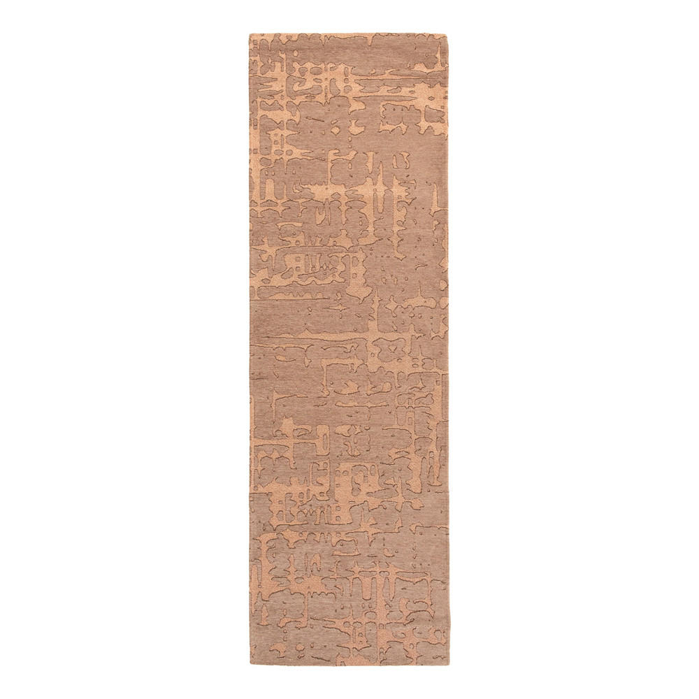TEPPICH Za Copper Structures 80/250 cm - Rosa, Textil (80/250cm) - Louis De Poortere