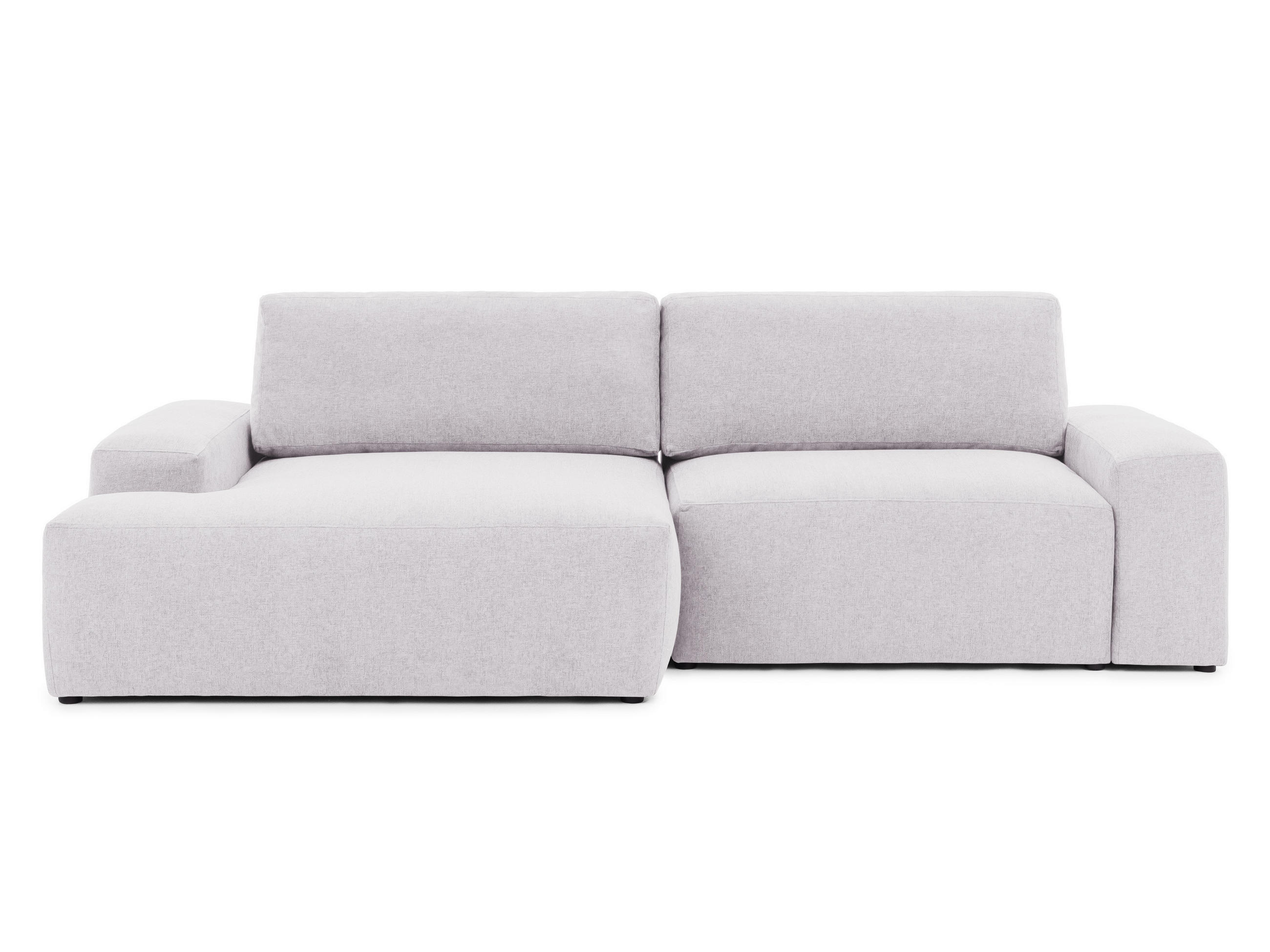S-Style Ecksofa Greige 264x137 cm