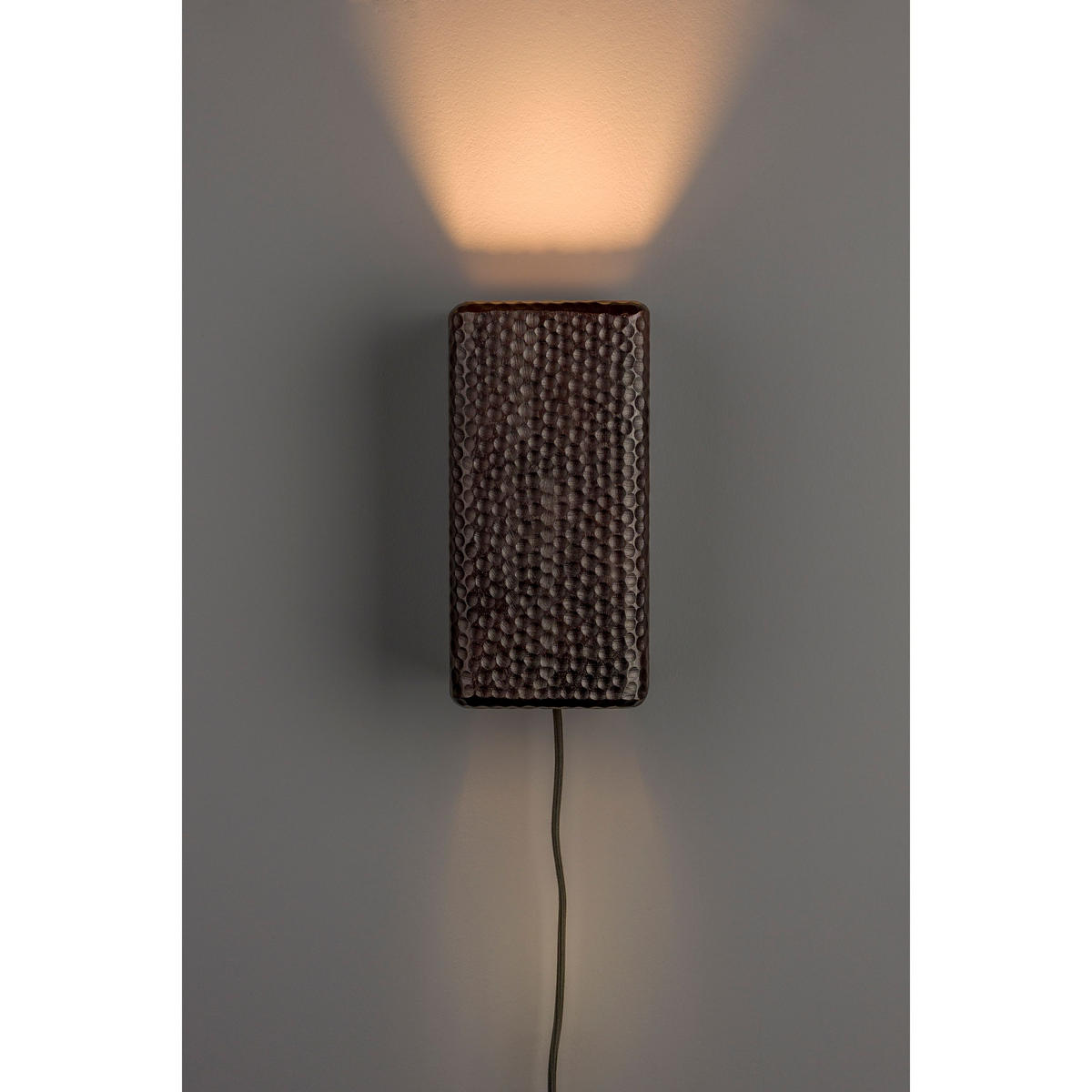 WANDLEUCHTE Marnix Walnuss - Braun, Holz (12/25/22cm) - Dutchbone