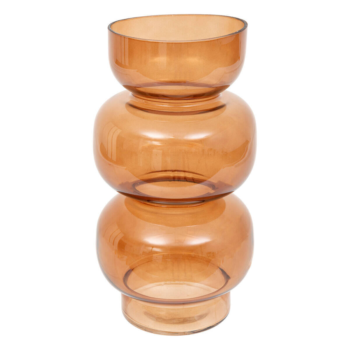 VASE Be Vintage Ø 13,5 cm - Orange, Glas (25cm) - Atmosphera Createur d´interieur