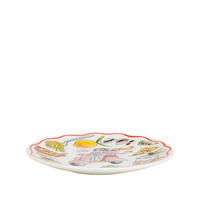 TELLER Ciao Bella! in Bunt - 22cm - Multicolor, Keramik (21.8/21.8/2.5cm) - Blond Amsterdam