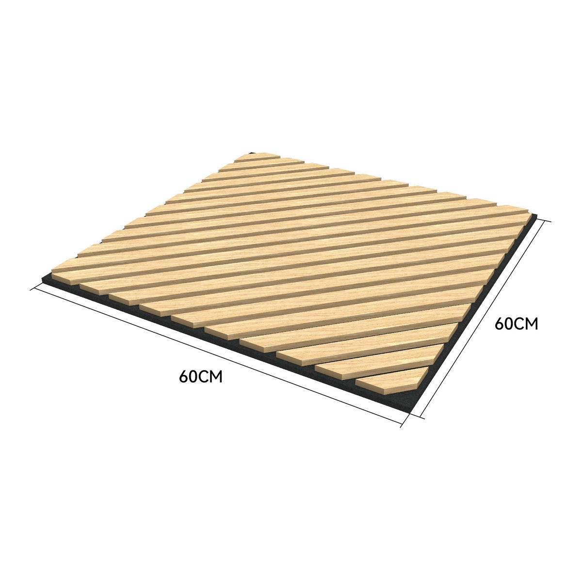 AKUSTICKÝ SET STĚNOVÝCH PANELŮ Vang 16 KS II - dub artisan, kompozitní dřevo/plast (60/60/2.1cm) - NEU.HOLZ