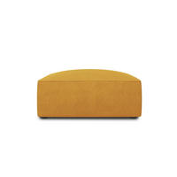 POUF Ruby aus strukturiertem Stoff gelb - Gelb, Textil (93/40/93cm) - Micadoni