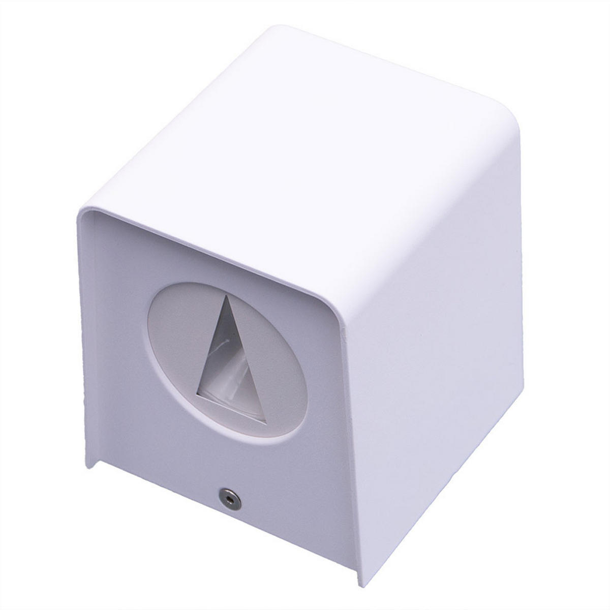 LED AUSSENWANDLEUCHTE HUSUM Weiß - Weiß, Kunststoff (10/11.5/10cm) - Nowa