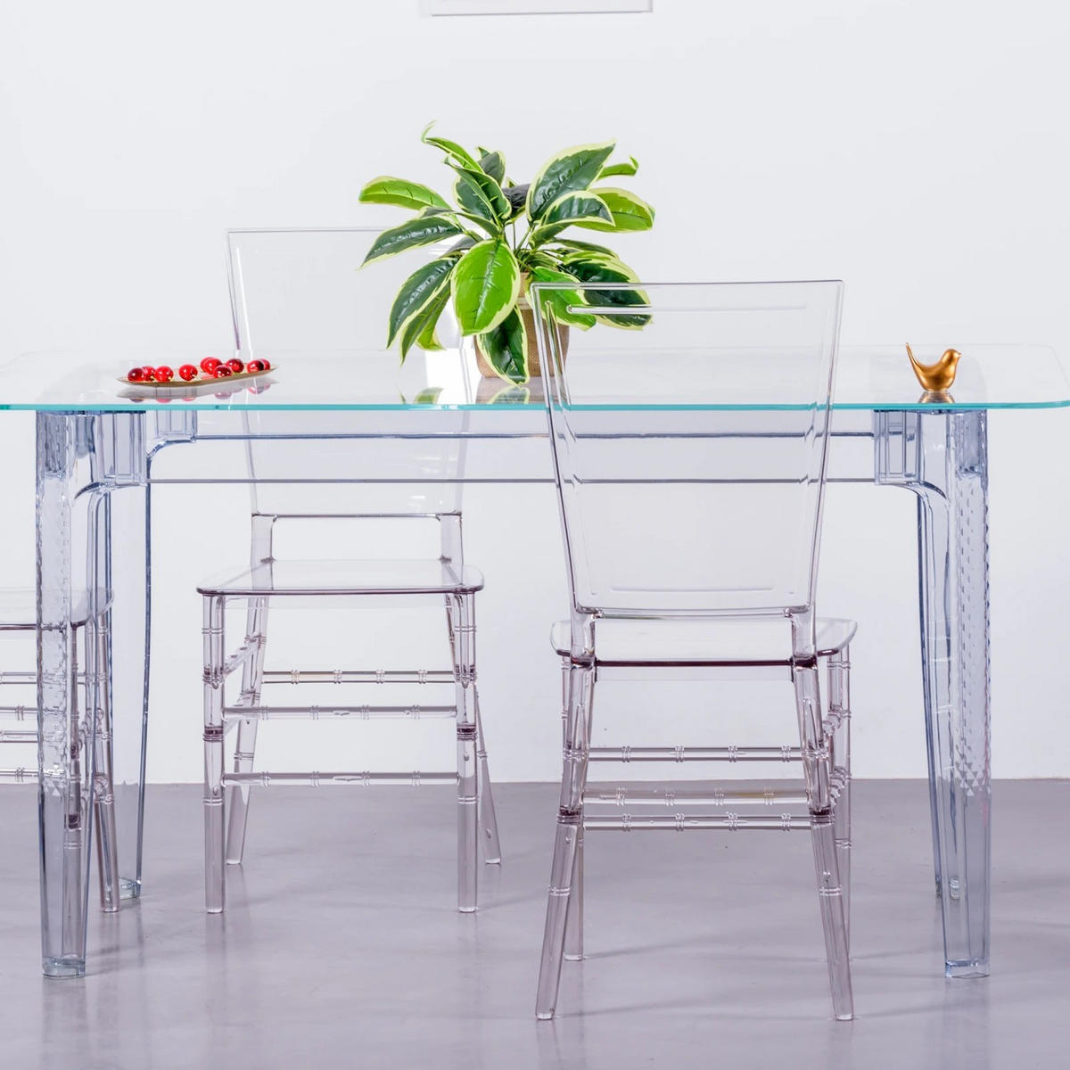 STUHL Kunststoff Transparent - Transparent, Kunststoff (39/90/41cm) - Nest Dream