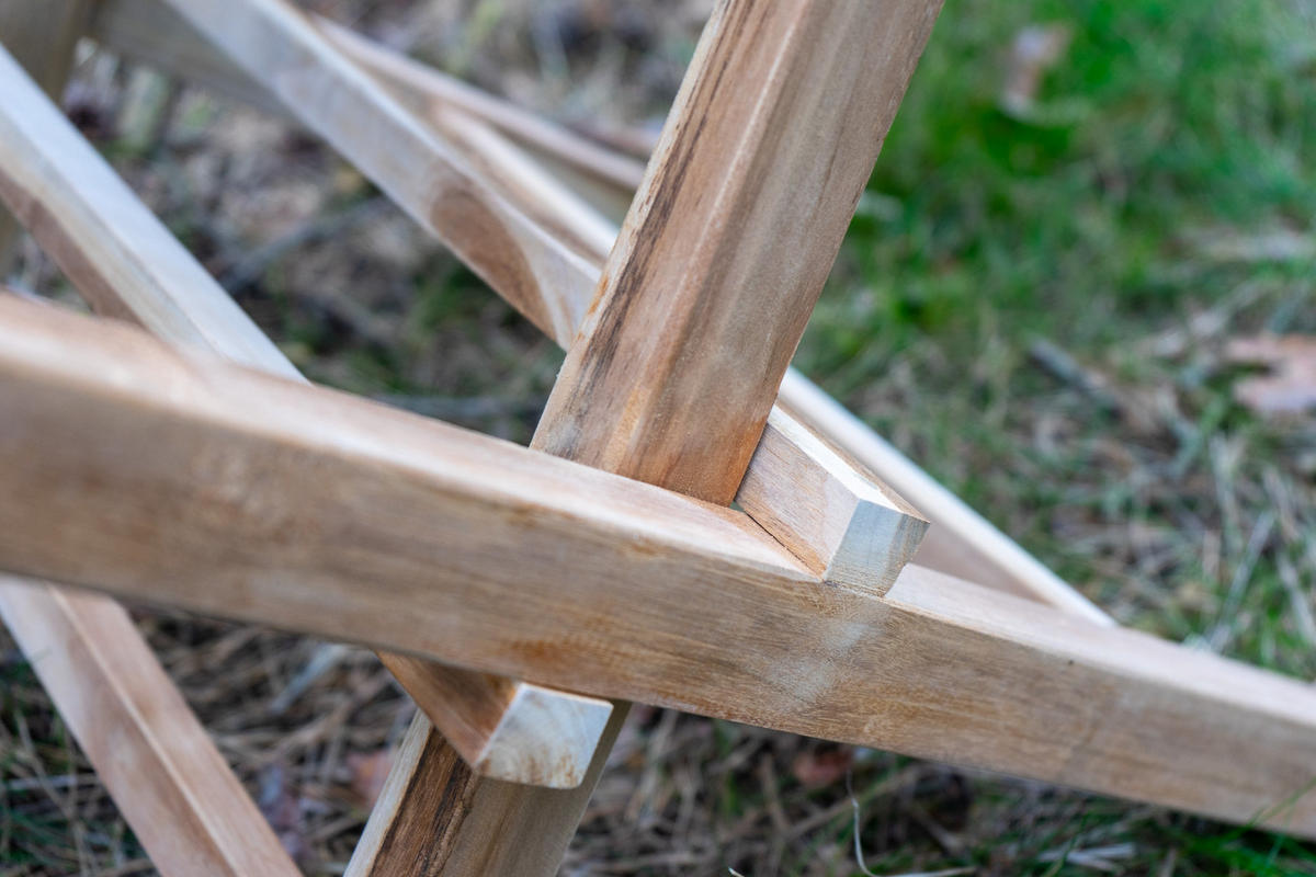 GARTENSTUHL MENORCA - Beige, Holz (34/88/37cm) - SAM