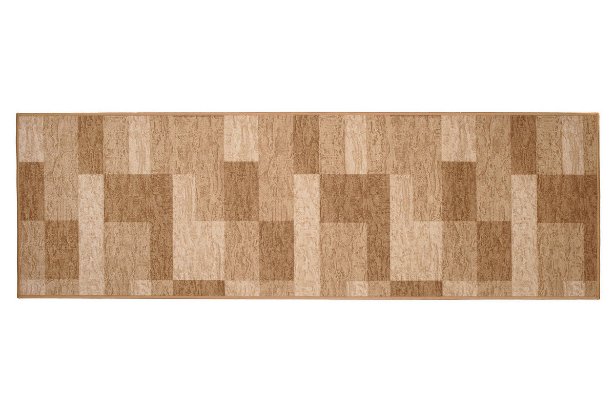 TEPPICHLÄUFER Anti-Rutsch Beige rutschfest Gummiunterlage 100/1300 cm - Beige, Textil (100/1300cm) - Tapiso
