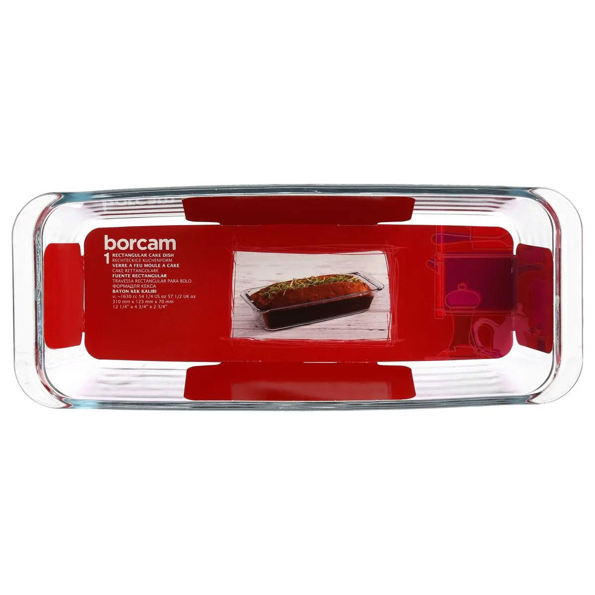 AUFLAUFFORM Glas rechteckig 31/12/7 cm - Transparent, Glas (12/7/31cm) - 5five Simply Smart