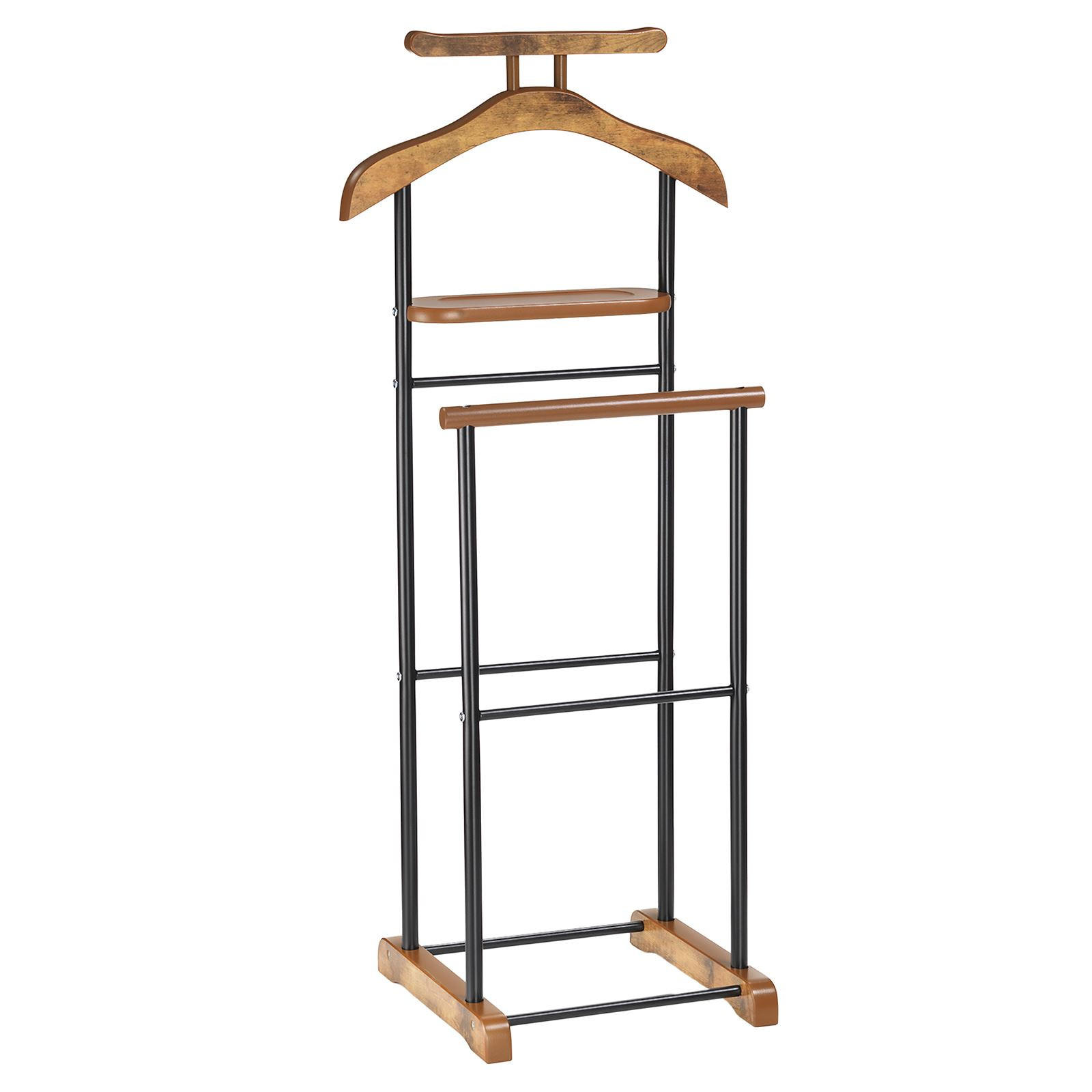 HERRENDIENER MEDINA - Dunkelbraun/Schwarz, Metall (44/105/35cm) - CARO-Möbel