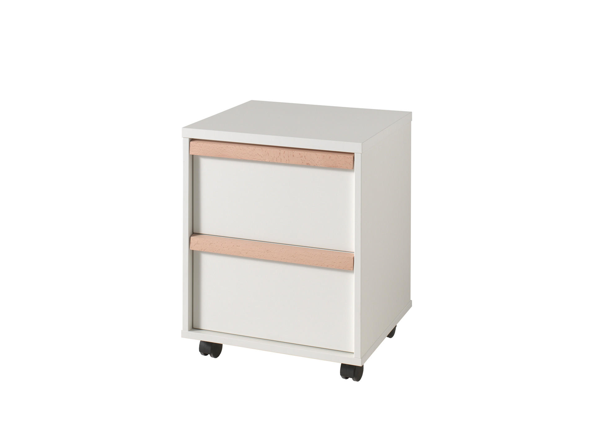 NACHTTISCH LONDON Weiß 49x40x60 cm - Weiß, Holzwerkstoff (49/60/40cm) - FURNLUX