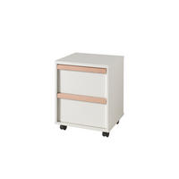 NACHTTISCH LONDON Weiß 49x40x60 cm - Weiß, Holzwerkstoff (49/60/40cm) - FURNLUX