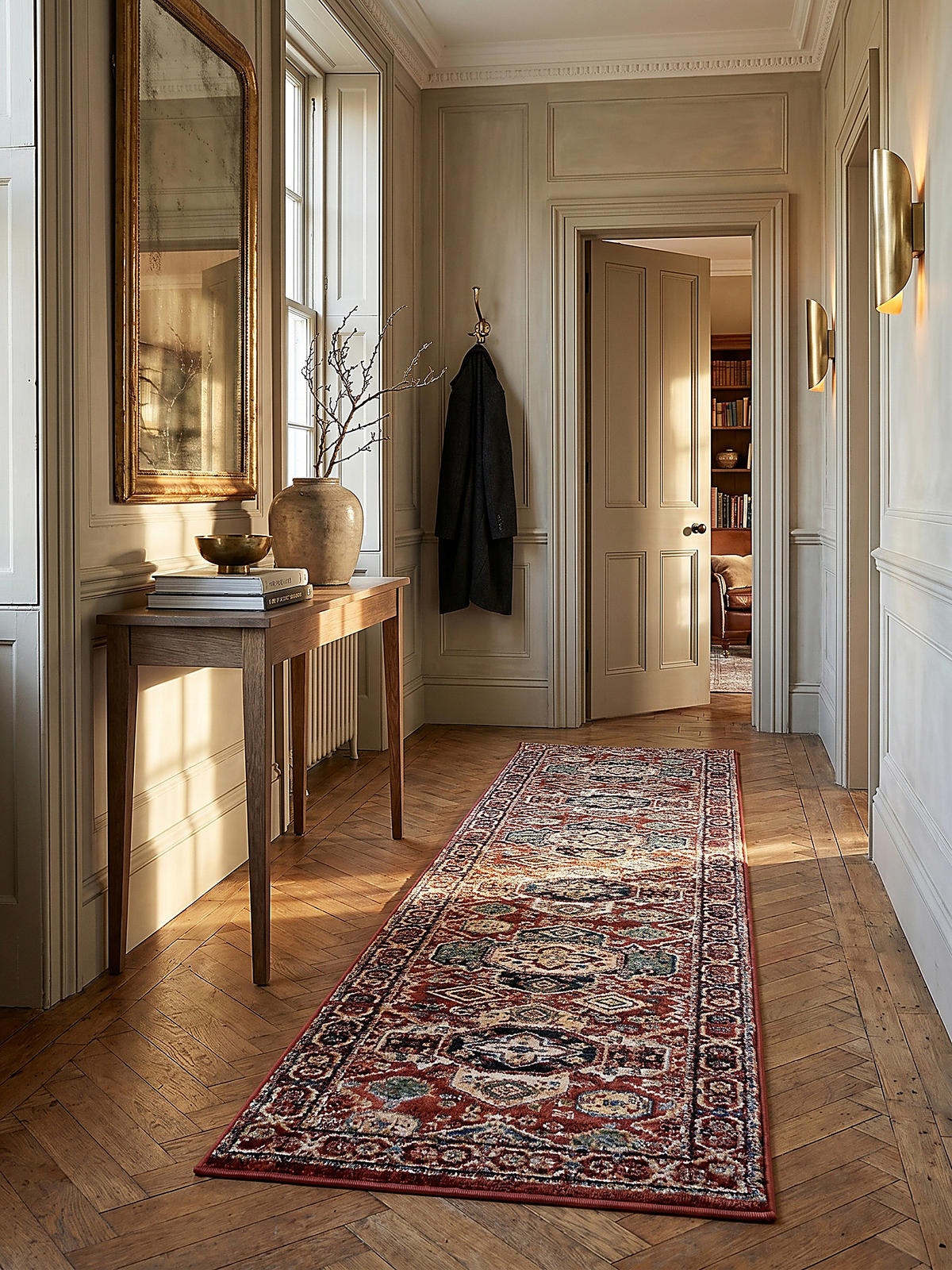 TEPPICHLÄUFER GLAZERT 60/230 cm - Rot, Textil (230/60cm) - KADIMA DESIGN