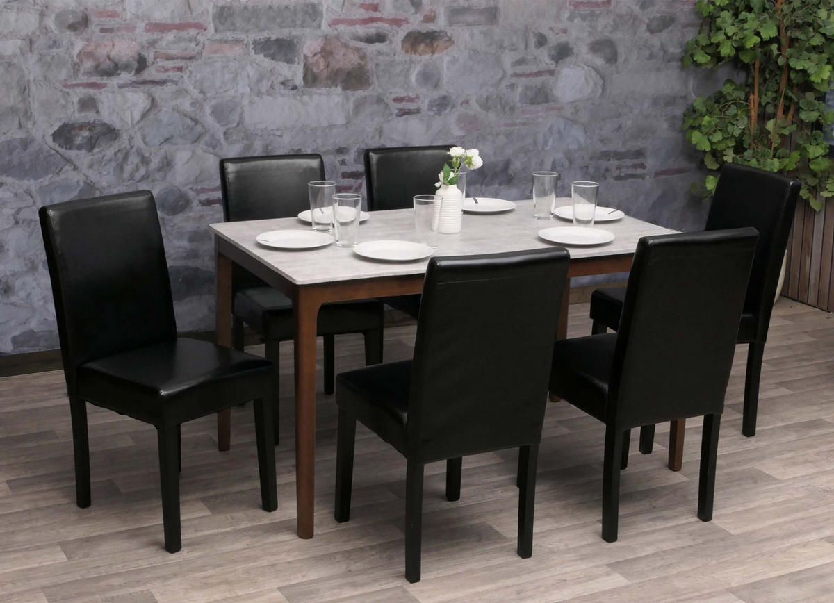 ESSZIMMERSTUHL Hochglanz Schwarz 2er-Set - Schwarz Hochglanz/Schwarz, Textil (43/90/56cm) - MCW