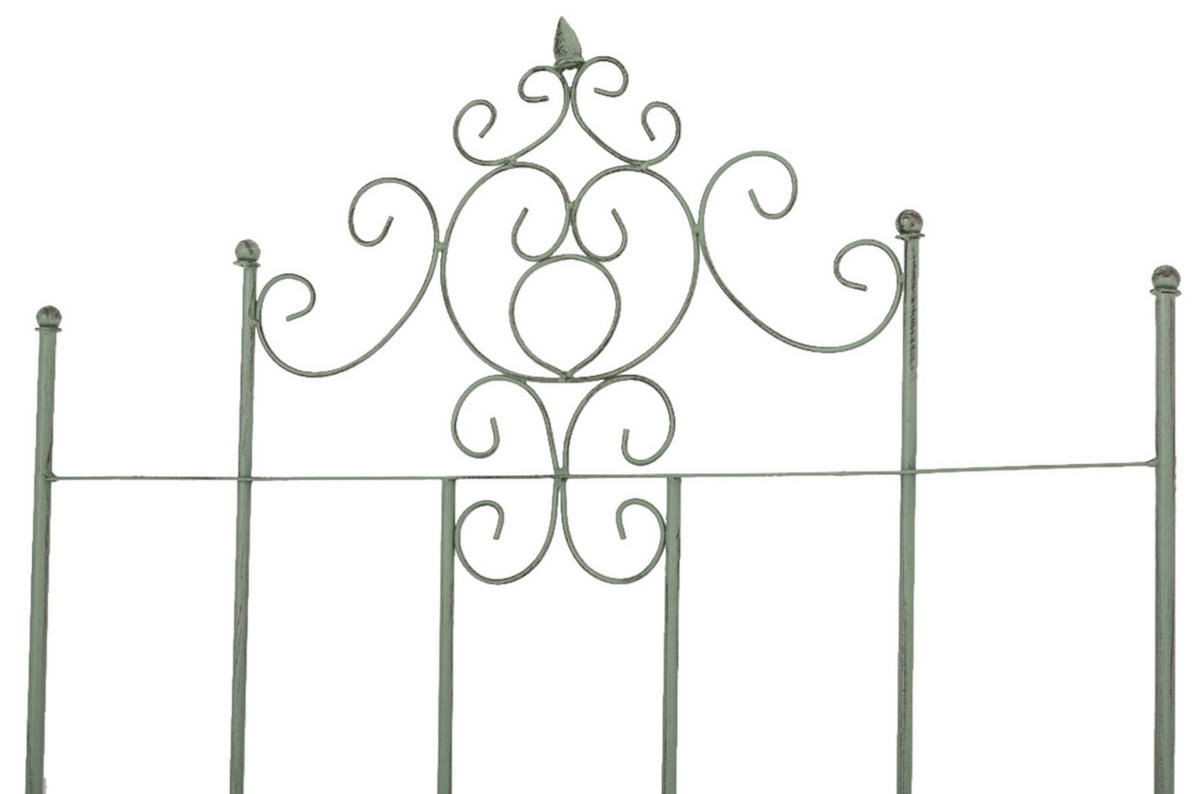 RANKGITTER Paul - 2er Set antik-grün - Grün, Metall (85.5/170/2cm) - TPFLiving