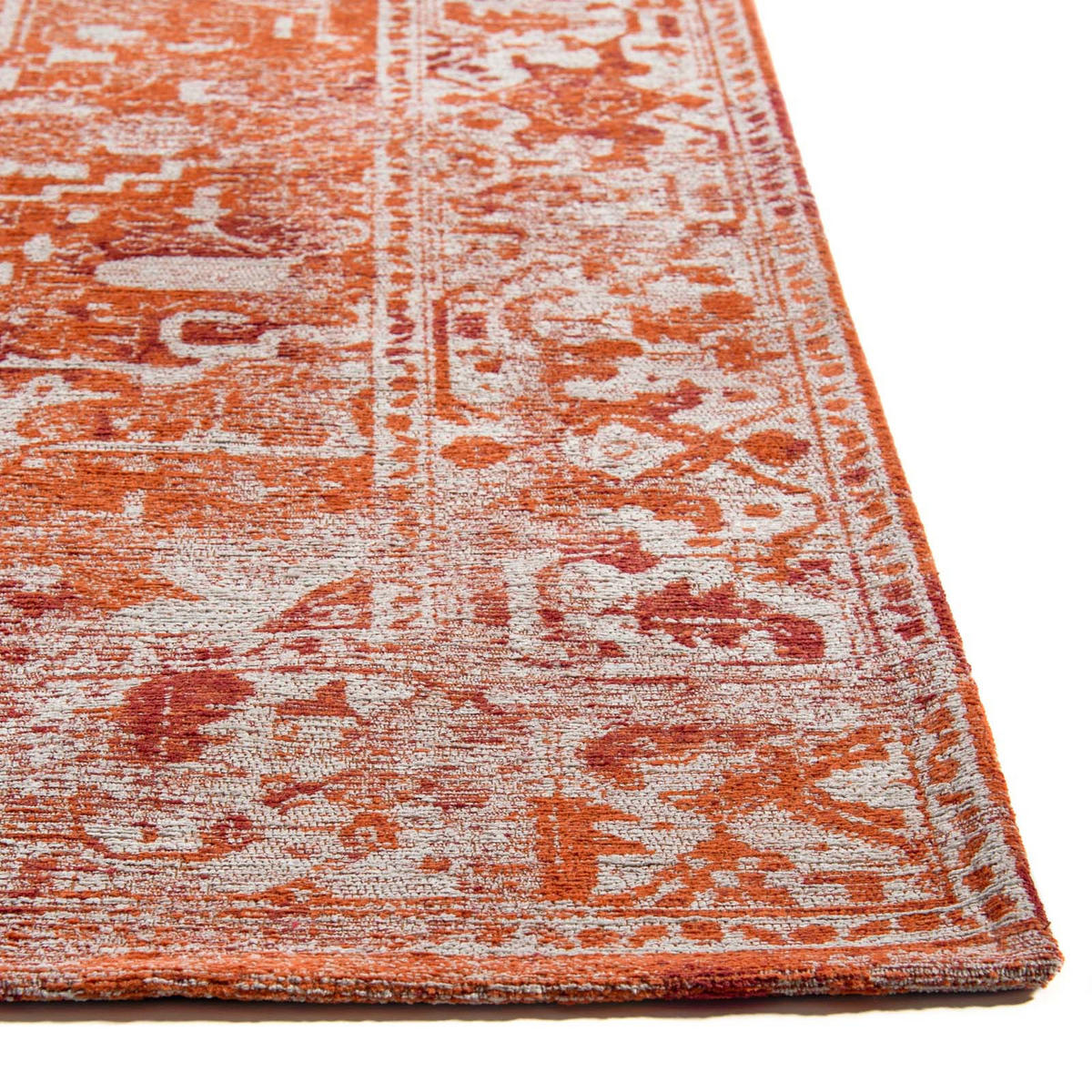 TEPPICH Heris Brick 80/150 cm - Rot, Textil (80/150cm) - Lola&Moi