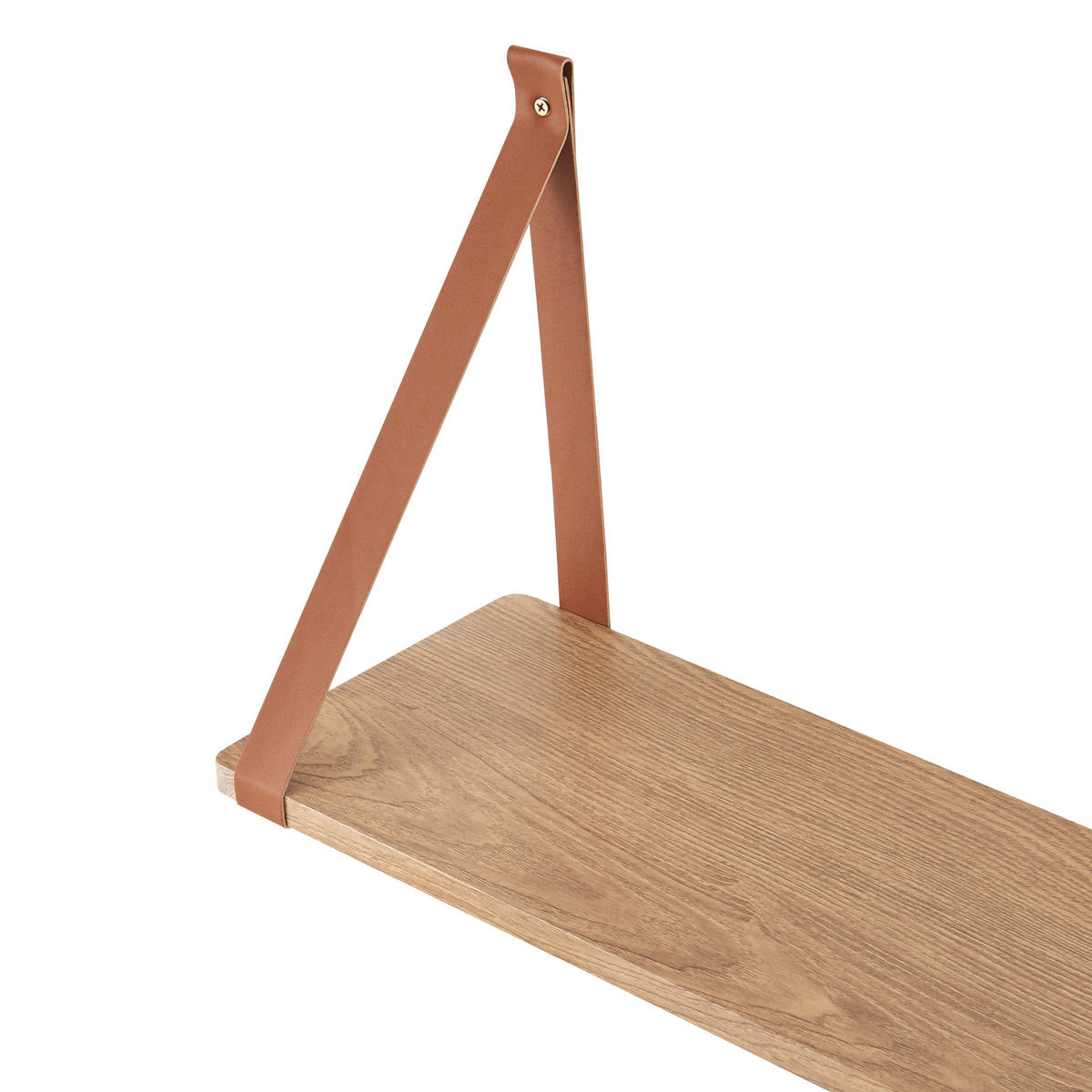 WANDREGAL-SET 2 TLG. Utsira - Eichefarben, Holzwerkstoff (20/30/60cm) - [en.casa]