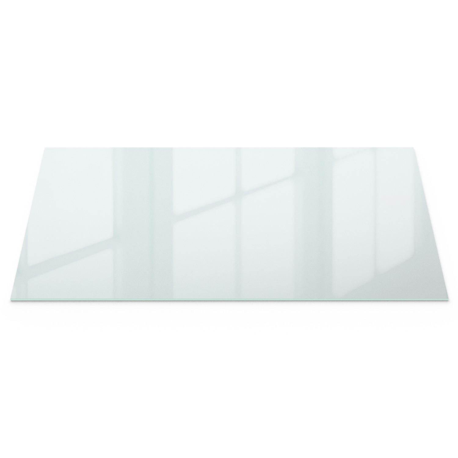 TISCHPLATTE 120x60 cm - Transparent, Glas (60/120/0.4cm) - Wallfluent