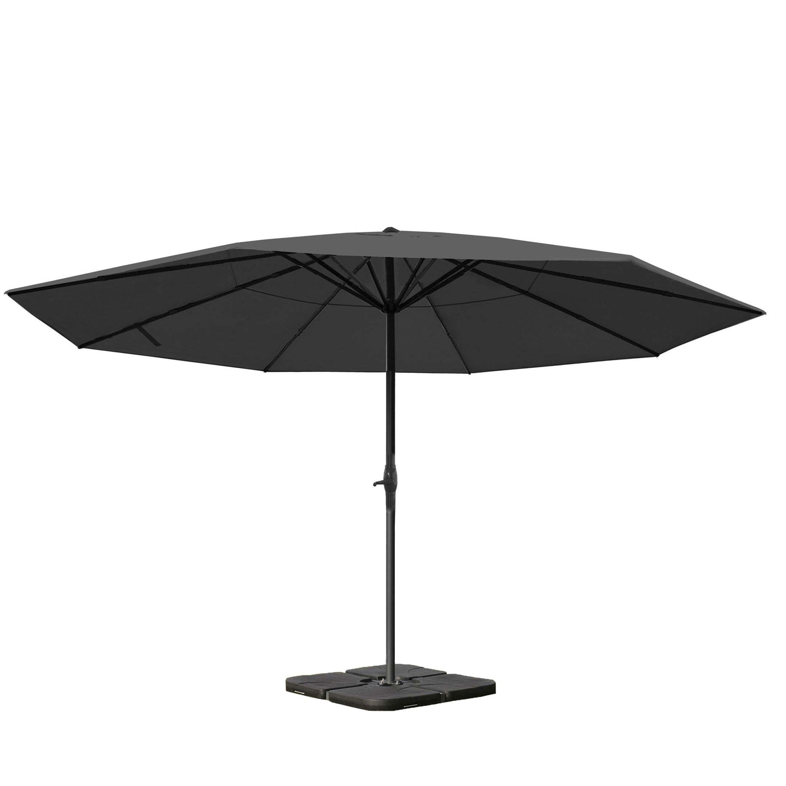 SONNENSCHIRM PRO Anthrazit - Anthrazit, Metall (500/500cm) - MCW