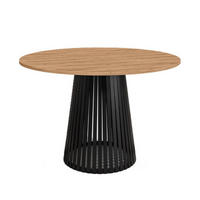TISCH Golden Craft Eiche VIV Rund 90 cm - Braun, Holzwerkstoff (90/90/76cm) - Sepro Meble