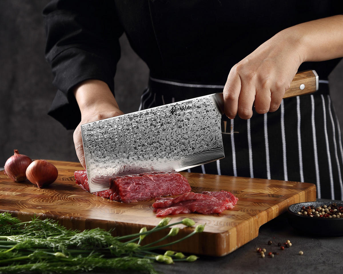 CHAI-DAO-MESSER 18 cm - Braun, Holz (31cm) - Wakoli