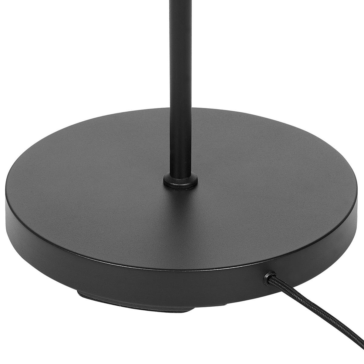 STEHLAMPE Talparo 25/25/175 cm - Schwarz, Metall (25/25/175cm) - Beliani