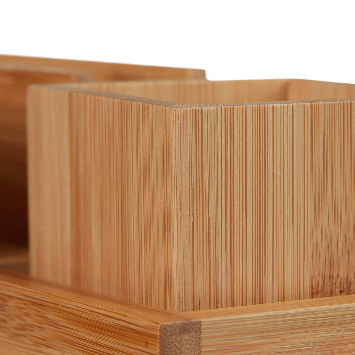 SCHREIBTISCHORGANIZER - Hellbraun, Holz (8.5/30.5/5cm) - Relaxdays