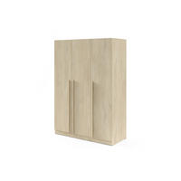 DREHTÜRENSCHRANK BRISSO BR2 150/210/60,5 cm in Eiche Ceremona mit Schubladen - Eichefarben, Holzwerkstoff (150/210/61cm) - Deine Möbel 24