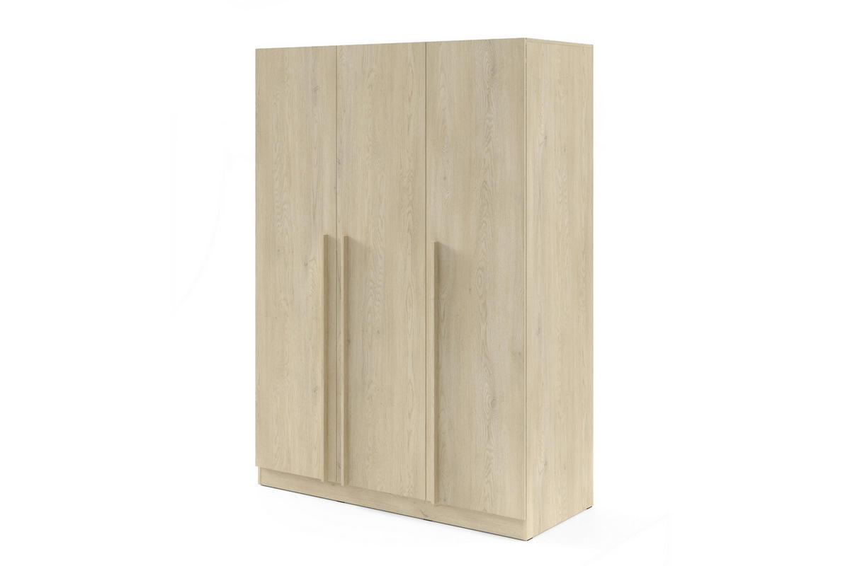 DREHTÜRENSCHRANK BRISSO BR2 150/210/60,5 cm in Eiche Ceremona - Eichefarben, Holzwerkstoff (150/210/61cm) - Deine Möbel 24