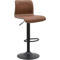 BARHOCKER Lederlook Braun - Schwarz/Braun, Textil/Metall (41/85/47cm) - CLP