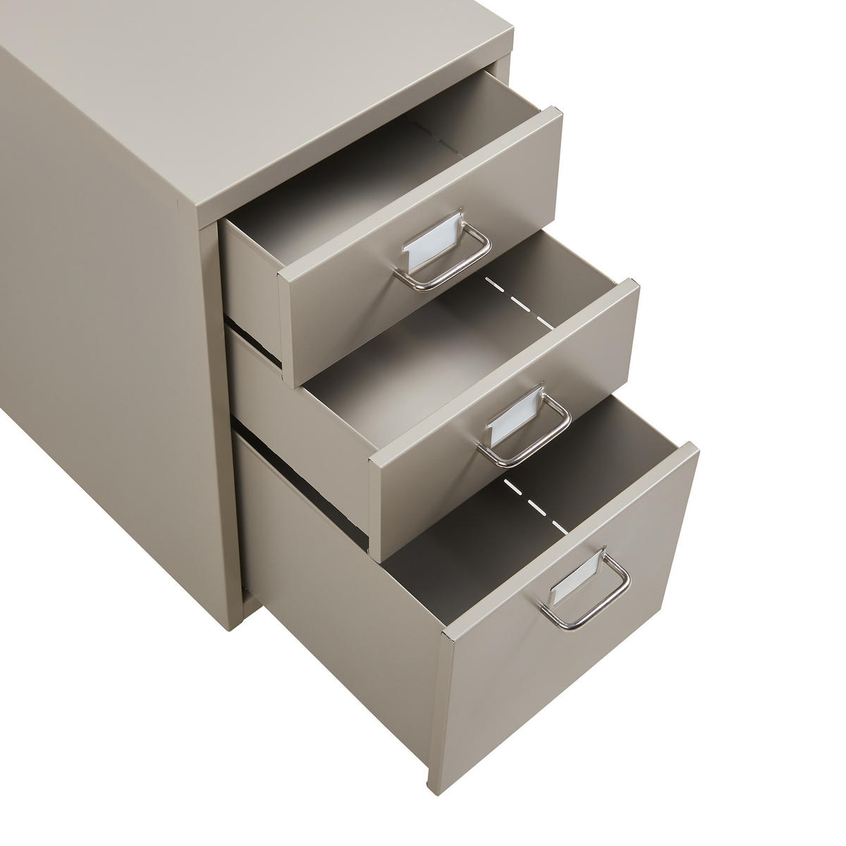 ROLLCONTAINER Kökar - Braun, Metall (28/48/41cm) - [en.casa]