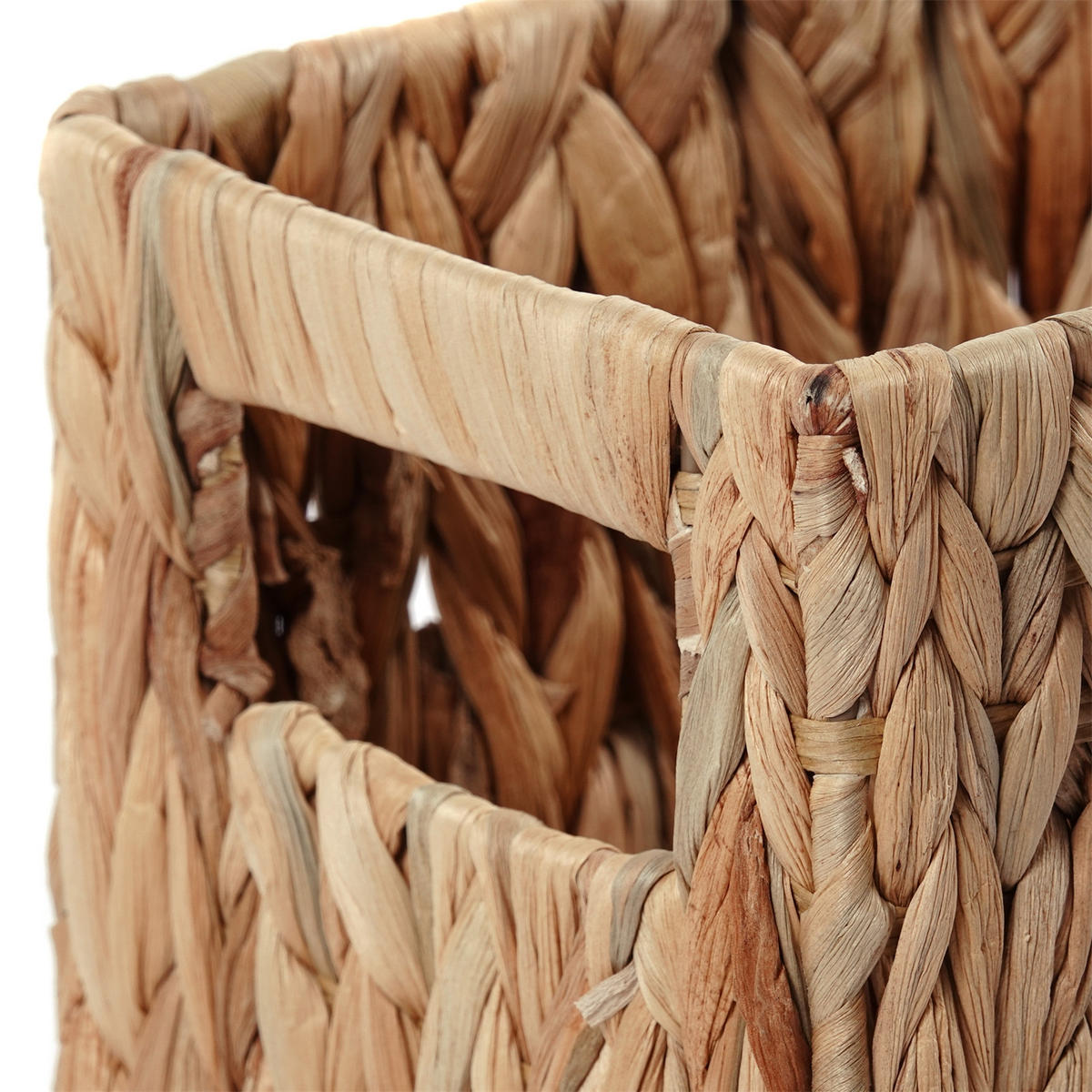 ZEITUNGSKORB Talia Wasserhyazinthe geflochten naturfarben - Naturfarben, Naturmaterialien (38/26/15cm) - CREEDWOOD