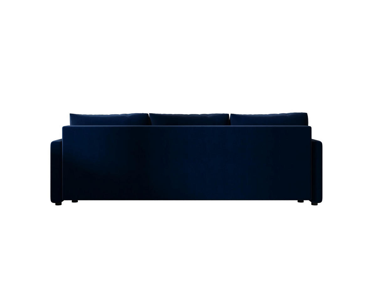 SOFA MOS mit Schlaffunktion ITAKA 11 mit Stauraum - Dunkelblau, Textil (84/72/220cm) - Bedante