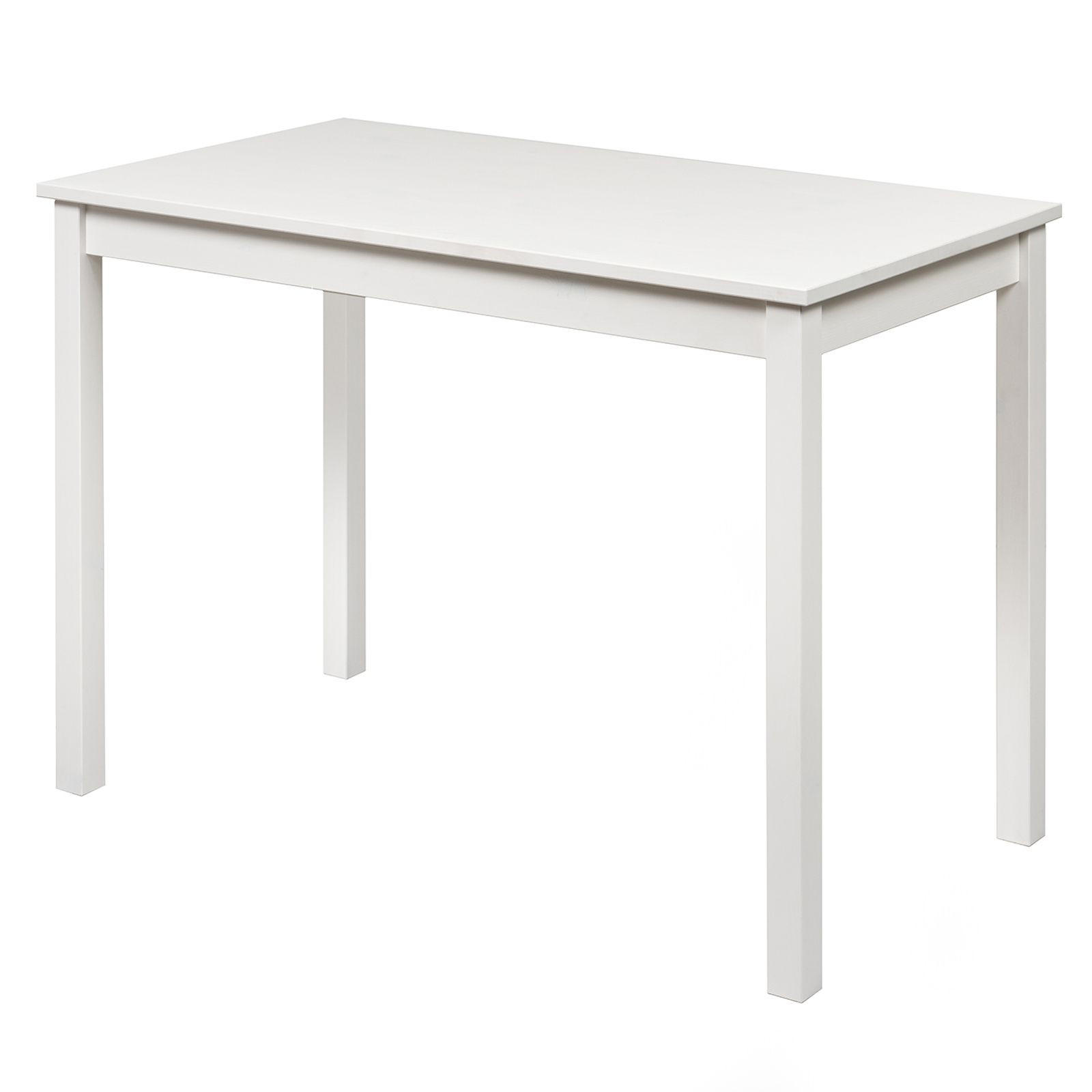 SCHREIBTISCH Massivholz 60/110/75 cm - Weiß, Holz (60/110/75cm) - hagge home