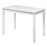 SCHREIBTISCH Massivholz 60/110/75 cm - Weiß, Holz (60/110/75cm) - hagge home