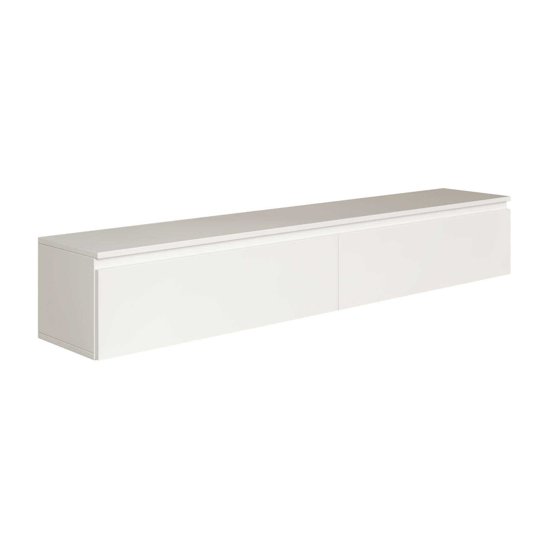 TV-LOWBOARD Bemmi Weiß 175 cm - Weiß, Holzwerkstoff (175/28.4/31.8cm) - Selsey