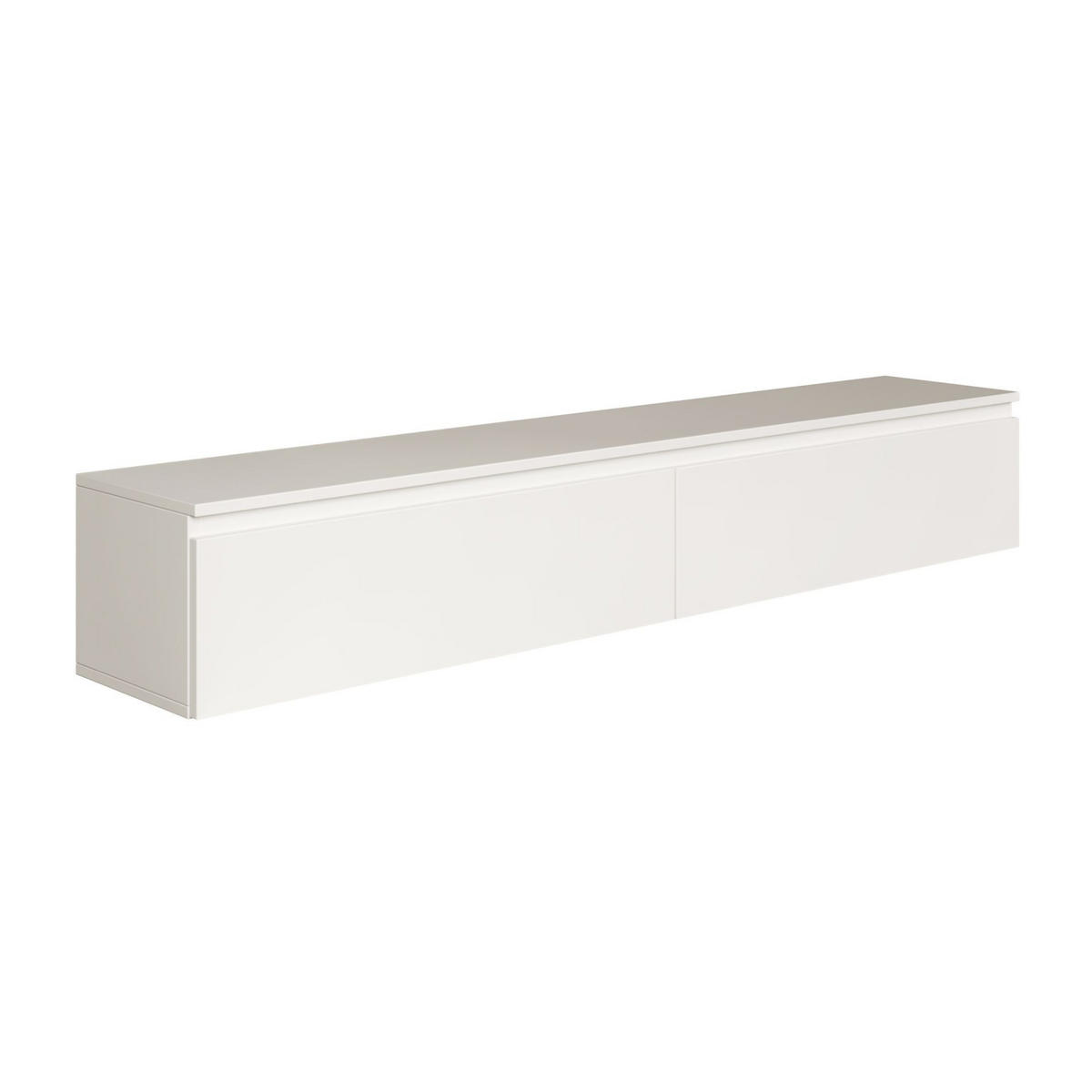 TV-LOWBOARD Bemmi Weiß 175 cm - Weiß, Holzwerkstoff (175/28.4/31.8cm) - Selsey
