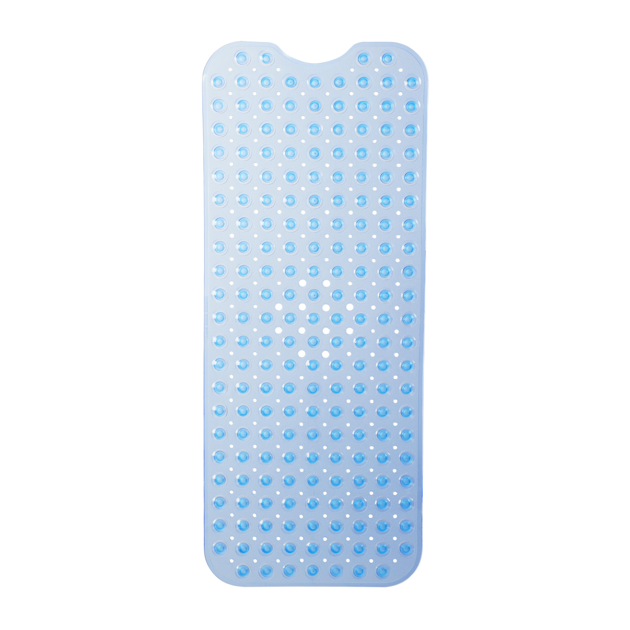 BADEWANNENMATTE - Hellblau, Kunststoff (97/39cm) - Relaxdays