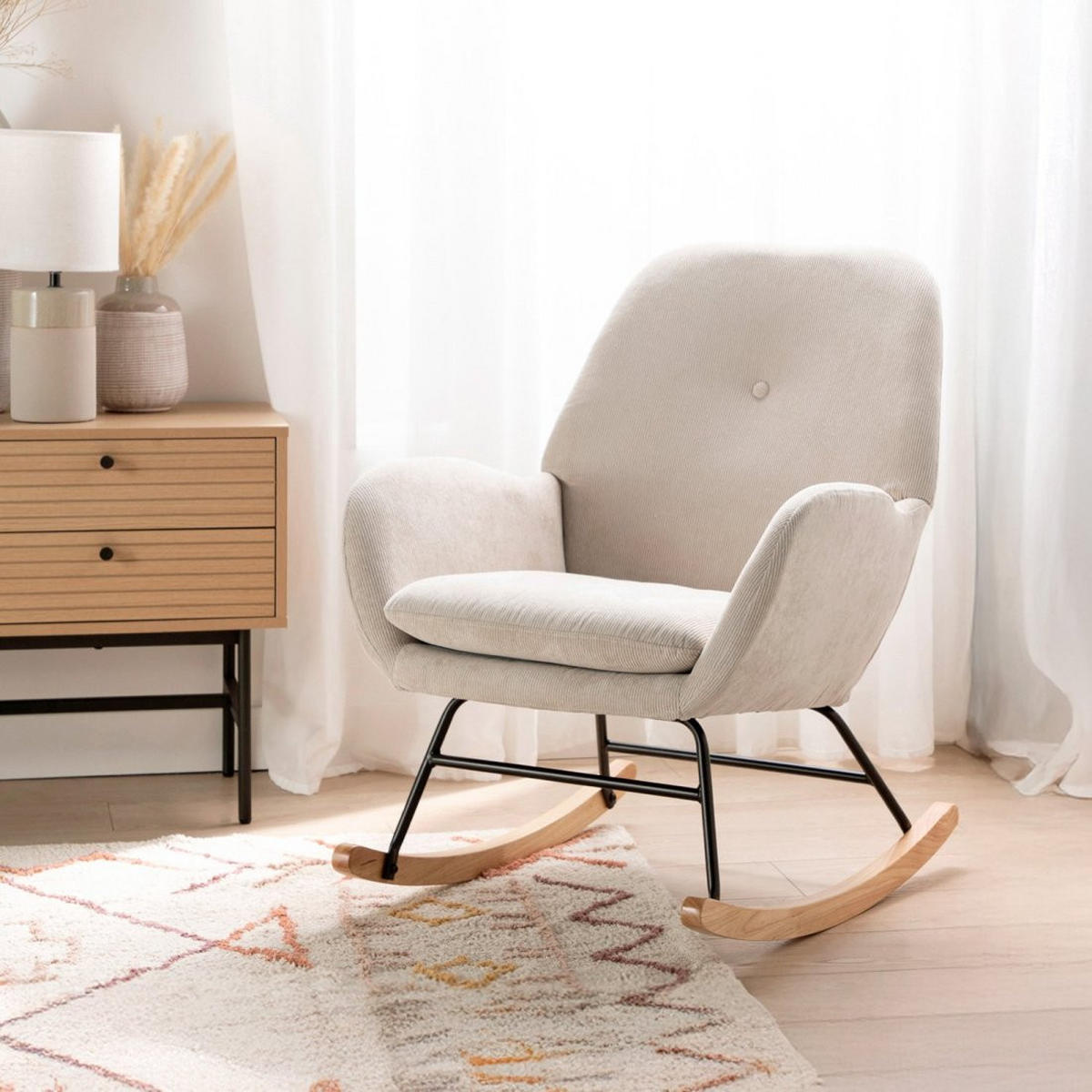 STILLSTUHL Becca Beige 67 cm x 88 cm - Beige, Textil (67/88/70cm) - Klast Home