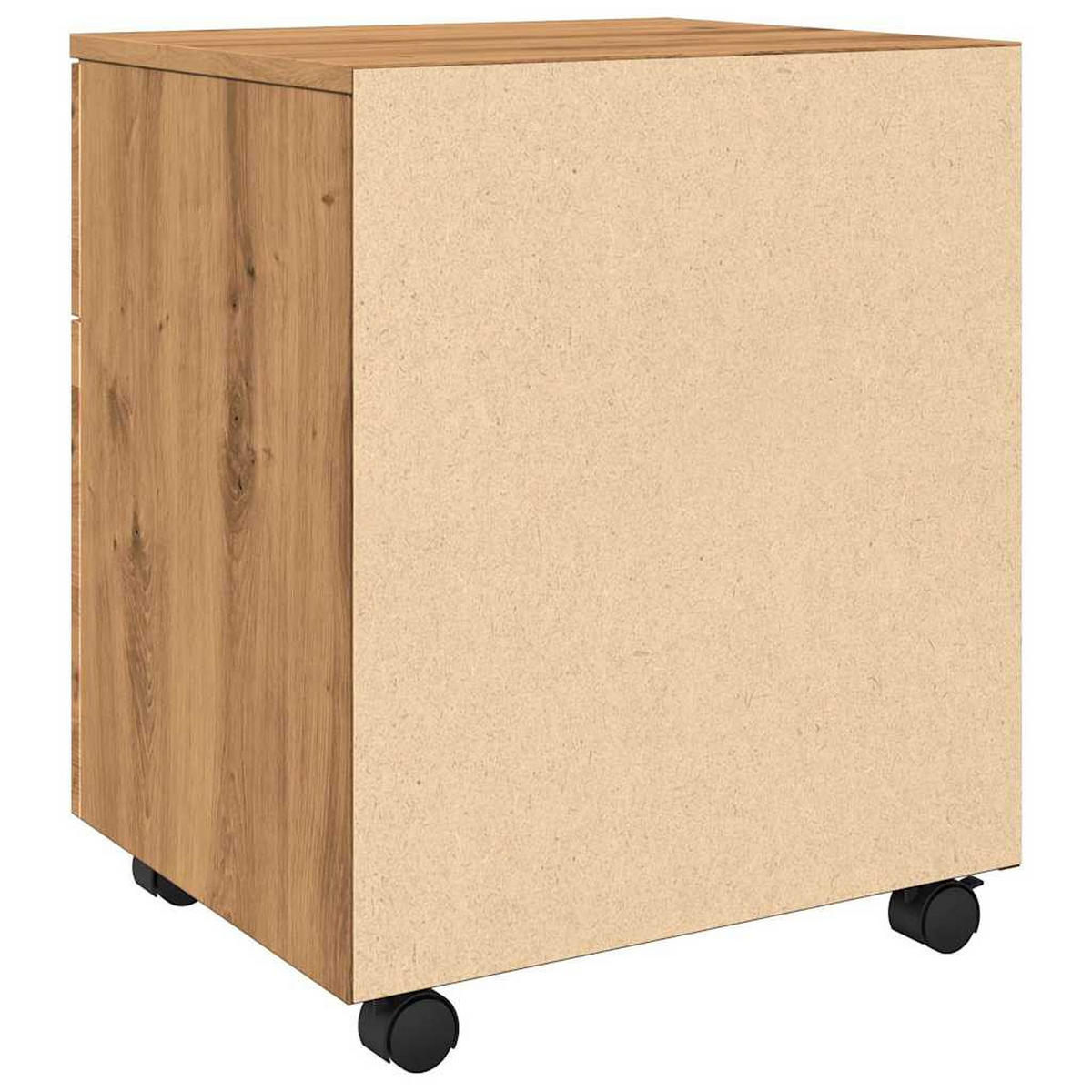 ROLLCONTAINER Mosab rollbar Artisan Eichen-Optik 45x38x54 cm - Eiche Artisan, Holz (45/54/38cm) - DELUKE