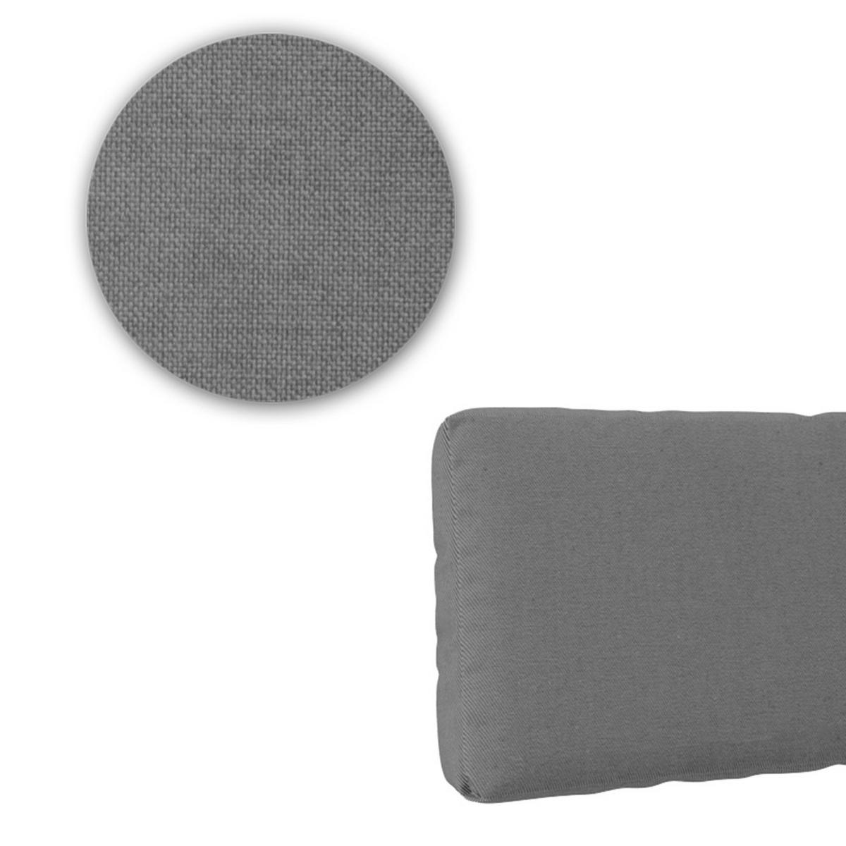 PALETTENKISSEN Grau 120 x 40 cm - Grau, Textil (120/40/20cm) - Vicco